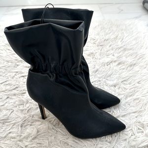 New!! Black Leather Bootie